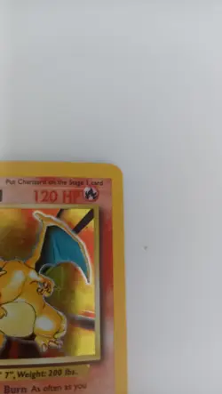 Pokemon TCG Charizard 4/102 Base Set Holo Rare 1999 Vintage WOTC - Minor Scratch - Image 3
