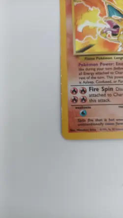 Pokemon TCG Charizard 4/102 Base Set Holo Rare 1999 Vintage WOTC - Minor Scratch - Image 5