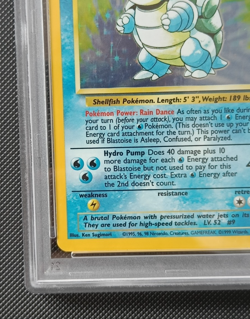 Pokemon TCG Blastoise 2/102 Base Set Holo Rare Card - EX-MT - PSA 6 New Cert - Image 4