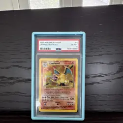 Charizard 1999 Pokemon Base Set Holo #4/102 PSA 6 English Wizards WOTC - Image 1