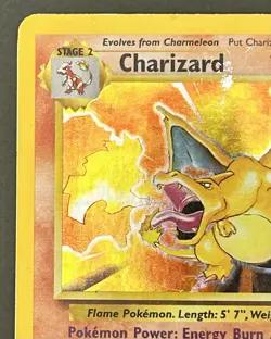 Pokemon TCG Unlimited Charizard 4/102 Base Set 1999 Ungraded HP Heavily Played - Image 4