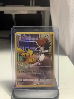 Pokemon Pikachu TCG Sun & Moon Cosmic Eclipse Card 241/236 Full Art Secret Rare - Image 1