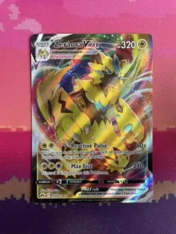 Pokemon Card Zeraora VMAX 054/159 Ultra Rare Crown Zenith Near Mint - Image 1