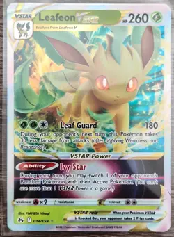 Leafeon VSTAR 014/159 SWSH: Crown Zenith - Pokemon Card - NM/M - Image 1