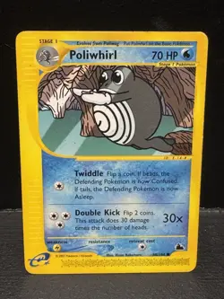 Pokemon TCG - Poliwhirl 💦🐸 88/144 Skyridge ⛰ Non Holo E-Series Card LP-MP - Image 2