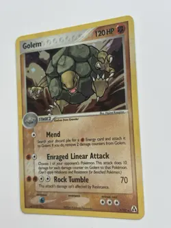 Pokemon TCG Golem 6/92 Legend Maker Holo Rare 2006 English Stage LP/NM - Image 3