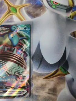 Pokemon Card Lapras VMAX 050/202 Ultra Rare Holo Sword & Shield Base Set NM - Image 3