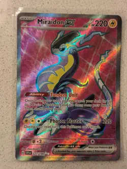 Pokemon TCG Miraidon EX Scarlet & Violet Base Set 227/198 Holo Ultra Rare - Image 1