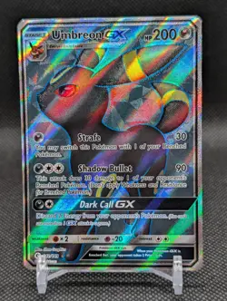Umbreon GX 2017 Pokemon Sun & Moon 142/149 English Base Set Holo Rare NM - Image 1