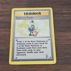 WotC Pokemon TCG Pokemon Trader 106/130 Base Set 2 Rare Regular Unlimited 1999 - Image 1