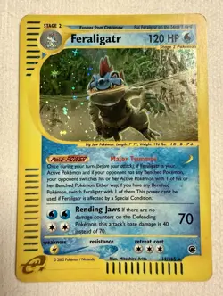 Pokemon Feraligatr 012/165 Expedition Base Set Holo Rare 2002 EN (LP) - Image 1