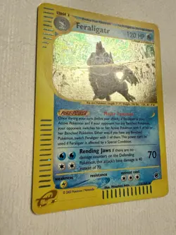 Pokemon Feraligatr 012/165 Expedition Base Set Holo Rare 2002 EN (LP) - Image 2