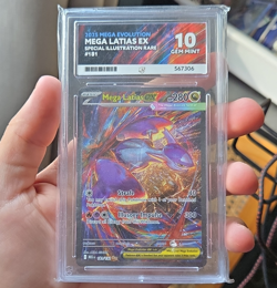 Pokemon TCG Mega Latias ex 2025 Mega Evolution #181/132 SIR Holo Ace 10 - Image 1
