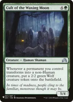 Cult of the Waxing Moon - Light Play MTG The List - Image 1