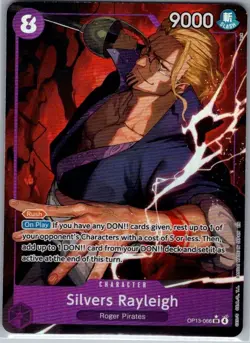 Silvers Rayleigh (Alternate Art) OP13-066 Carrying On His Will - One Piece - NM - Image 1