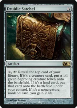 Druidic Satchel - Light Play MTG Magic 2012 Core Set - Image 1
