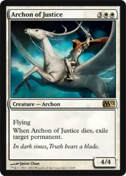 Archon of Justice - Light Play MTG Magic 2012 Core Set - Image 1