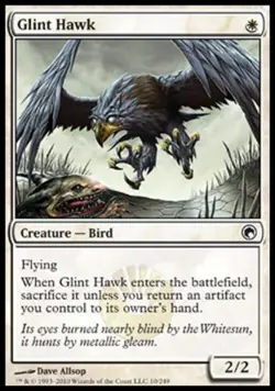 Glint Hawk - Light Play MTG Scars of Mirrodin - Image 1