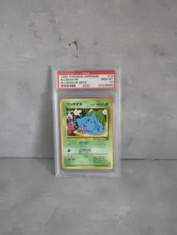 Vintage 1999 Pokemon card Japanese Bulbasaur - Bulbasaur Deck 18 PSA 10 Gem Mint - Image 1