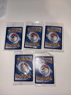 Pokemon TCG Chinese Gem Pack Promo Card Bundle X5 Sealed, Holo And Stamped Uk - Image 2