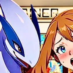 Pokemon Lugia Waifu Full Art Anime Trainer Card Custom Holo NSFW - Image 1
