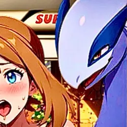 Pokemon Lugia Waifu Full Art Anime Trainer Card Custom Holo NSFW - Image 2