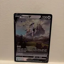 Arceus V SWSH204 Black Star Promo Holo Pokemon Card Sword & Shield - Image 1
