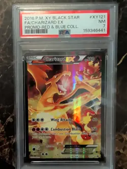 Pokemon TCG Charizard EX 2016 Holo Ultra Rare Black Star Promos #XY121 ...PSA 7 - Image 2