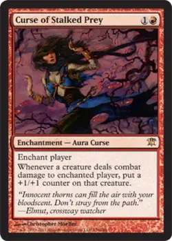 Curse of Stalked Prey - Light Play MTG Innistrad - Image 1