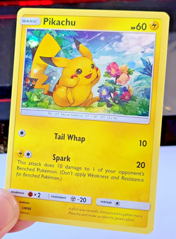 Pokemon TCG: Pikachu Sun & Moon Black Star Promo SM86 Holo Near Mint (NM) - Image 2