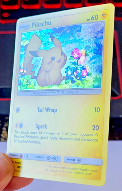Pokemon TCG: Pikachu Sun & Moon Black Star Promo SM86 Holo Near Mint (NM) - Image 3