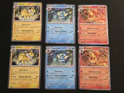 Pokemon Eeveelutions Black Star Cosmo Holo Promo Lot Of 6 - Image 1