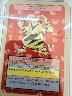 Pokemon Card TOPSUN ELECTABUZZ Blue Back No number Japanese 1997 CGC 10 - Image 4