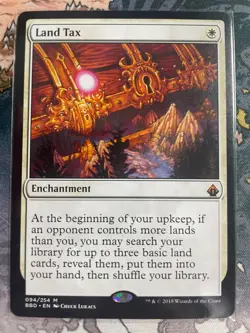 Land Tax, Magic The Gathering, MTG, Near Mint, M/NM, BattleBond - Image 2