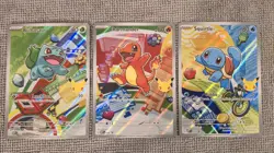 Bulbasaur Charmander Squirtle First Partner Series 1 Promos Lot 037 038 039 NM - Image 1