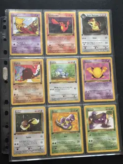 Pokemon Cards - Team Rocket Complete 1st Edition Common Set 24x Card Bundle NM - Image 1