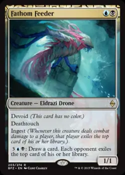 Fathom Feeder - Light Play MTG Battle for Zendikar - Image 1