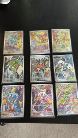 Pokemon First Partner Illustration Collection Series 2 Complete Set Of 9 Cards - Image 1