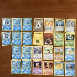 Base Set x26 Cards Job Lot Bundle Unlimited WOTC Pokemon TCG - Image 1