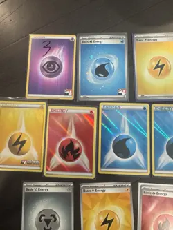Pokemon Prize Pack Stamped and Holo Energy Cards. - Image 2