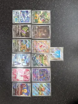 Bundle Of 12 Art Rare Plus 1 SR Japanese Pokemon Cards - Image 1