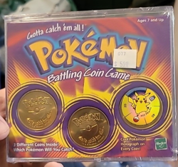 Pokemon 1999 Gold Coin Set Sealed Battle Game Cards CD Case Ultra Rare - Image 1