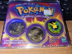 Pokemon 1999 Gold Coin Set Sealed Battle Game Cards CD Case Ultra Rare - Image 2