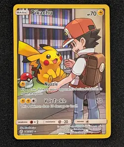 Pikachu 241/236 Cosmic Eclipse Secret Rare Pokemon Cards NM - Image 1