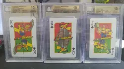 2016 MARIO PIKACHU PLAYING CARDS POKEMON CENTER SET OF 3 CLUBS BGS 10, 10, 10 - Image 3