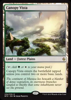 Canopy Vista - Light Play MTG Battle for Zendikar - Image 1