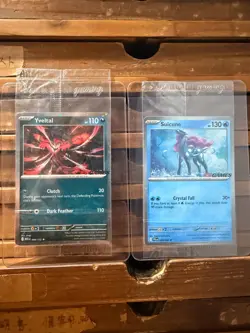 Suicune & Yveltal EB Games Sealed Promo Pokemon English Cards NM - Image 1