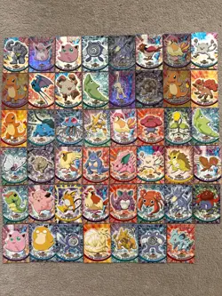 Vintage Pokemon Topps TV Animation Cards x47 – 16 Holo Foil Charmander 1999 - Image 1