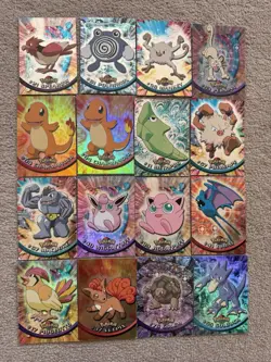 Vintage Pokemon Topps TV Animation Cards x47 – 16 Holo Foil Charmander 1999 - Image 2