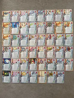 Vintage Pokemon Topps TV Animation Cards x47 – 16 Holo Foil Charmander 1999 - Image 3